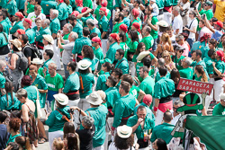 Festa Major: Jornada Castellera, Reiki i tennis al carrer 